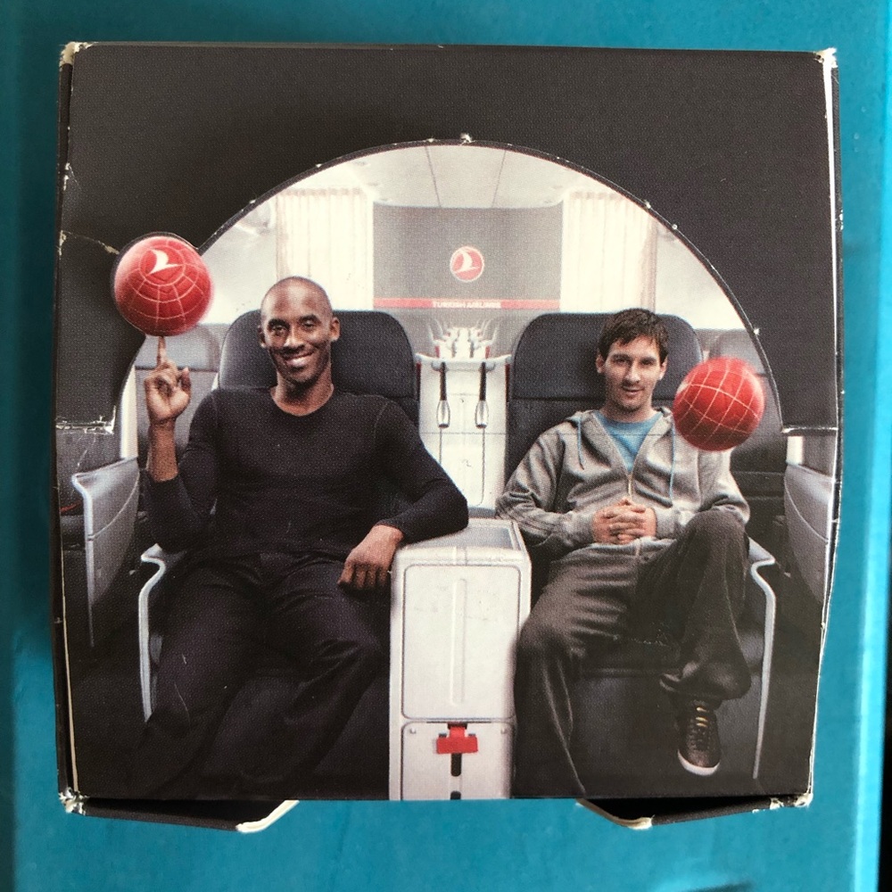Rare KOBE & MESSI Turkish Airlines Notepad Advertising 3” X 3”